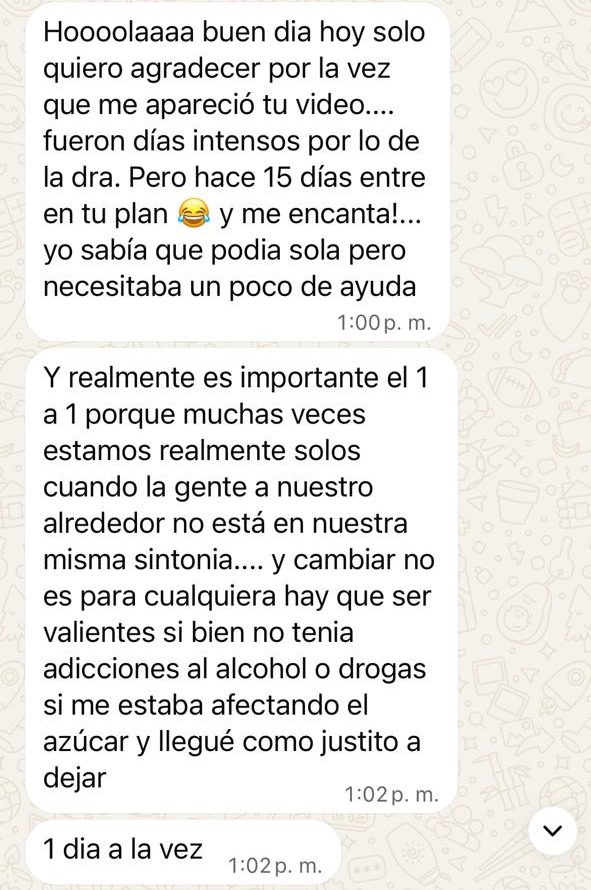 Captura de conversación real